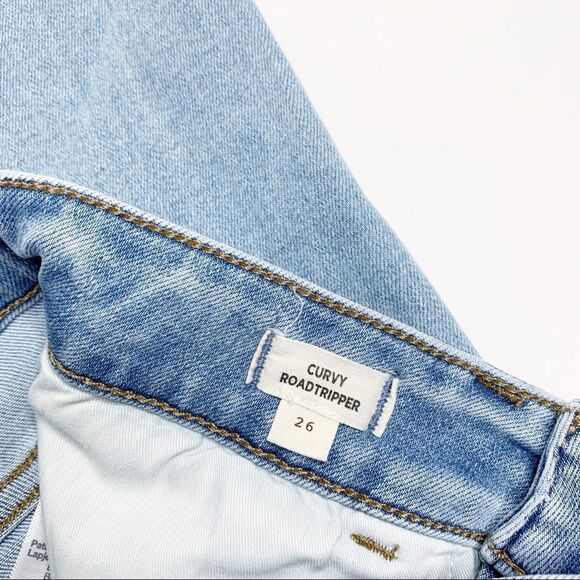 Madewell 10” High Rise Skinny Crop Jeans Light Wash Size 26 Stretch Blue Denim - Picture 9 of 10